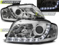 Preview: LED Tagfahrlicht Design Scheinwerfer für Audi A3 8P 04-08 chrom